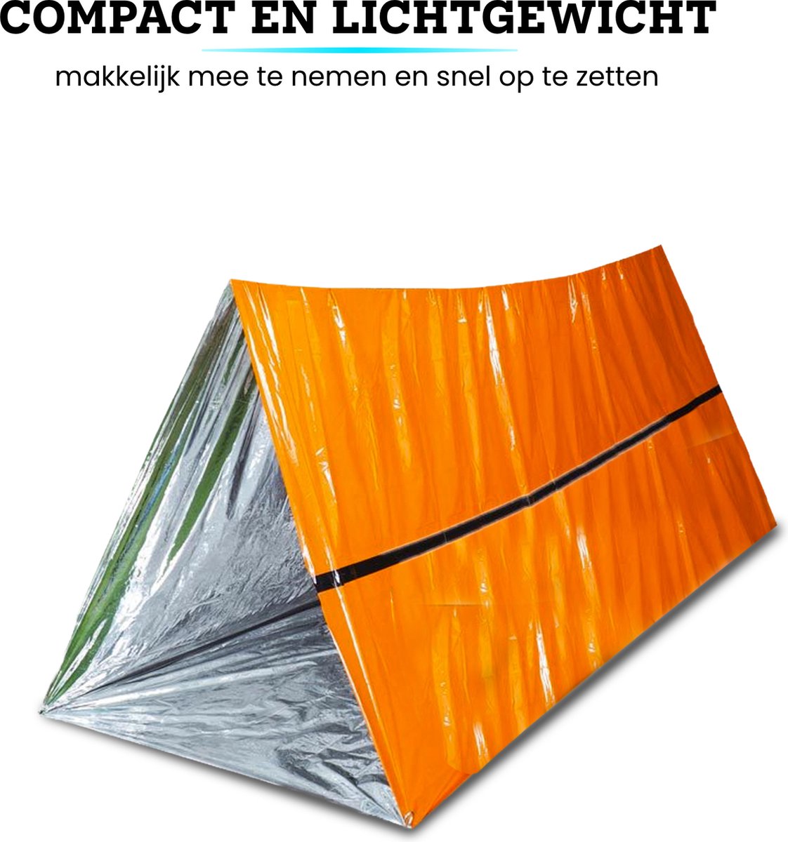 LifeTent™ Emergency Survival Shelter – Lightweight, Waterproof & Heat Reflective