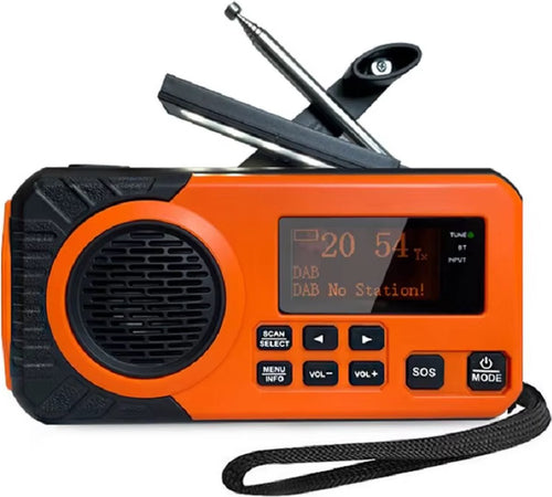CrisisCore™ DAB+ Emergency Radio – All-in-One Power &amp; Information Hub