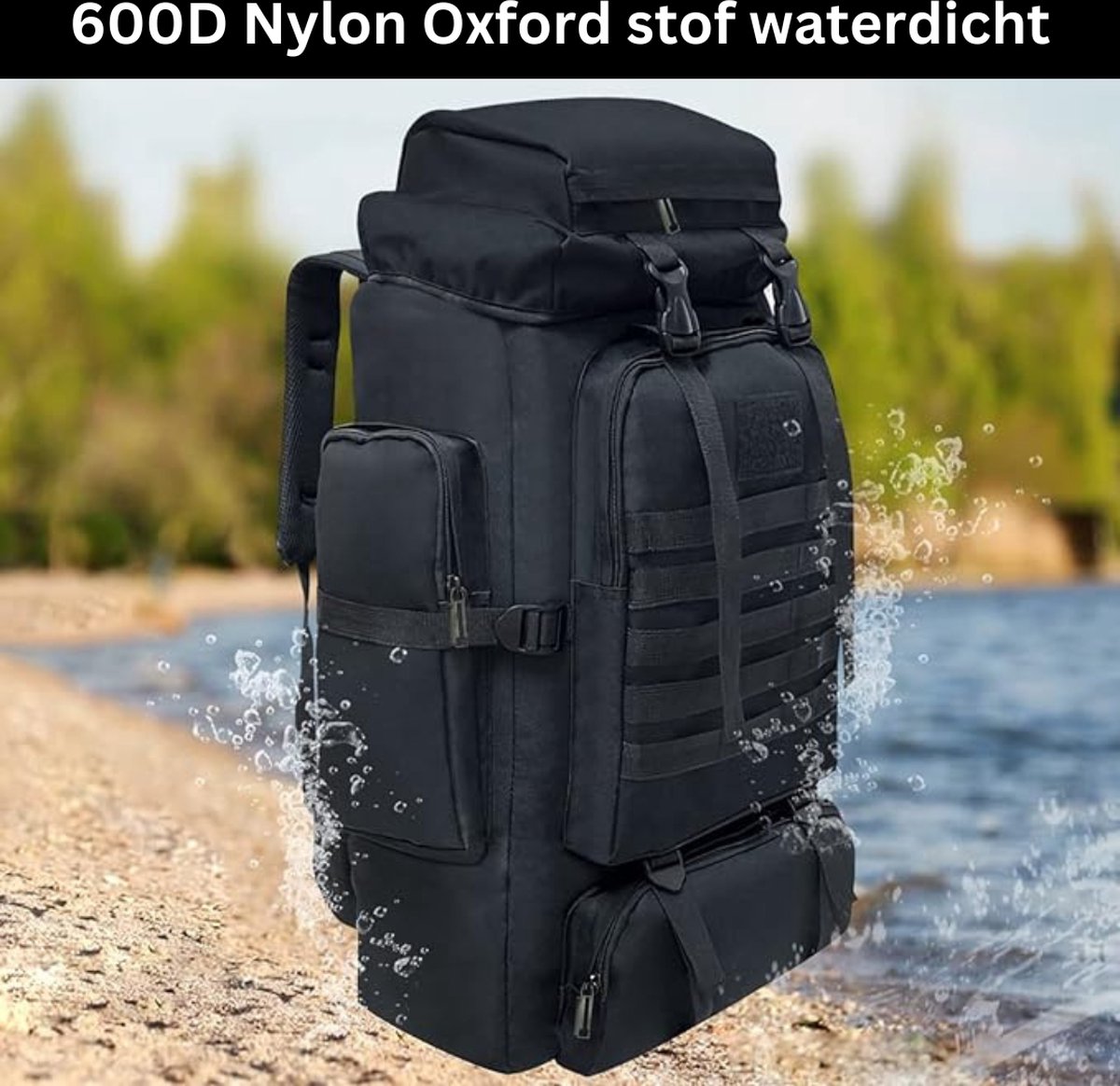 100L backpack - Wandelrugzak - Compleet Nooduitrusting Rugzak