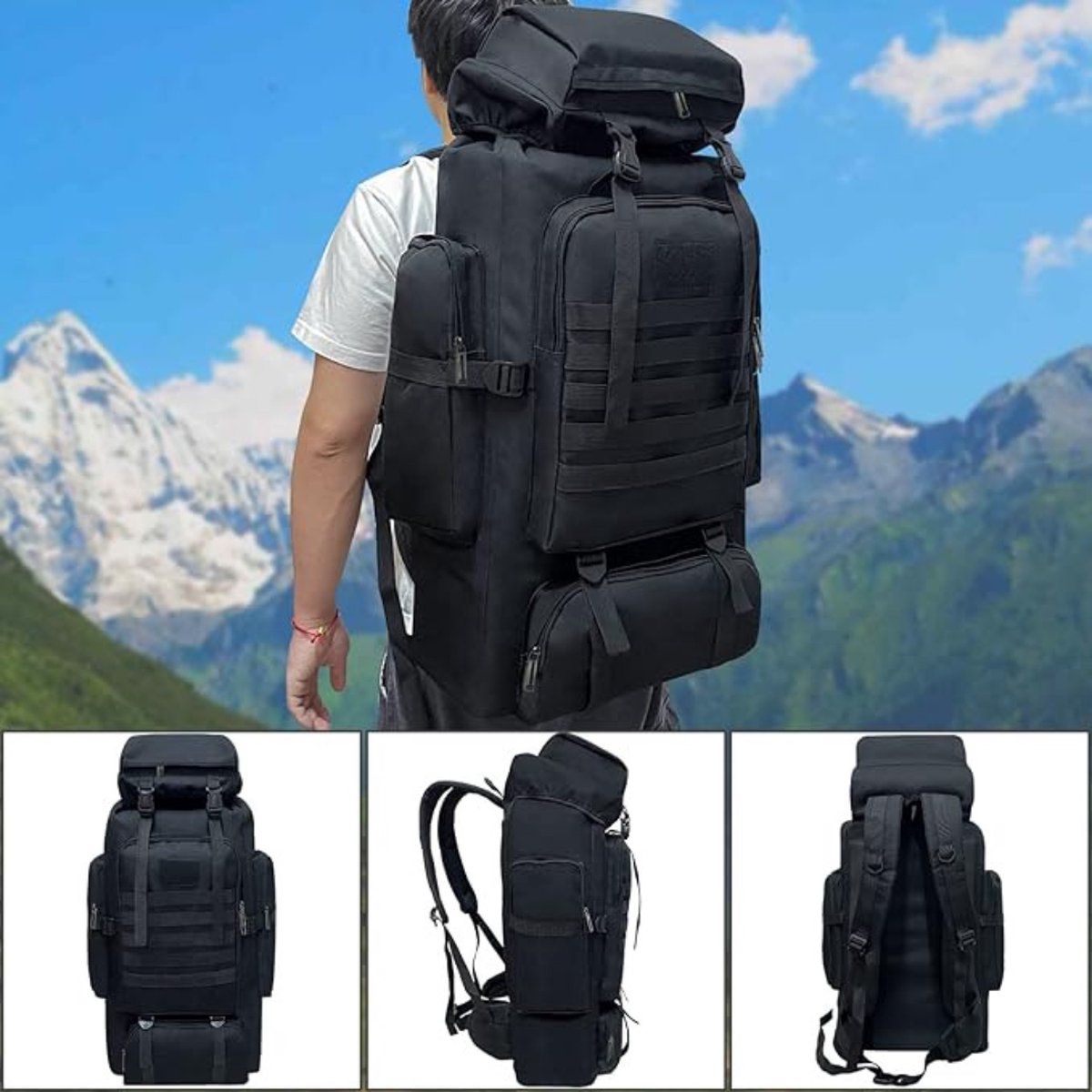 100L backpack - Wandelrugzak - Compleet Nooduitrusting Rugzak