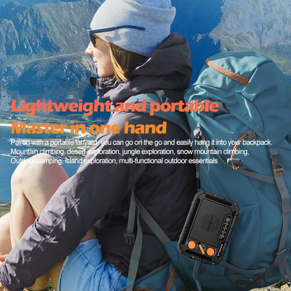 Emergency Expert™ MultiPower Survival Radio – AM/FM, LED Flashlight, Solar/Crank Charging & 4000mAh Power Bank
