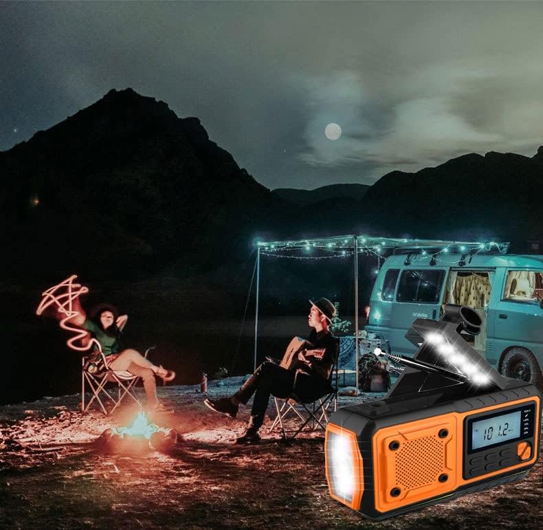 CrisisCore™ Explorer – Portable Emergency Radio with Power Bank, Solar Panel & SOS Function