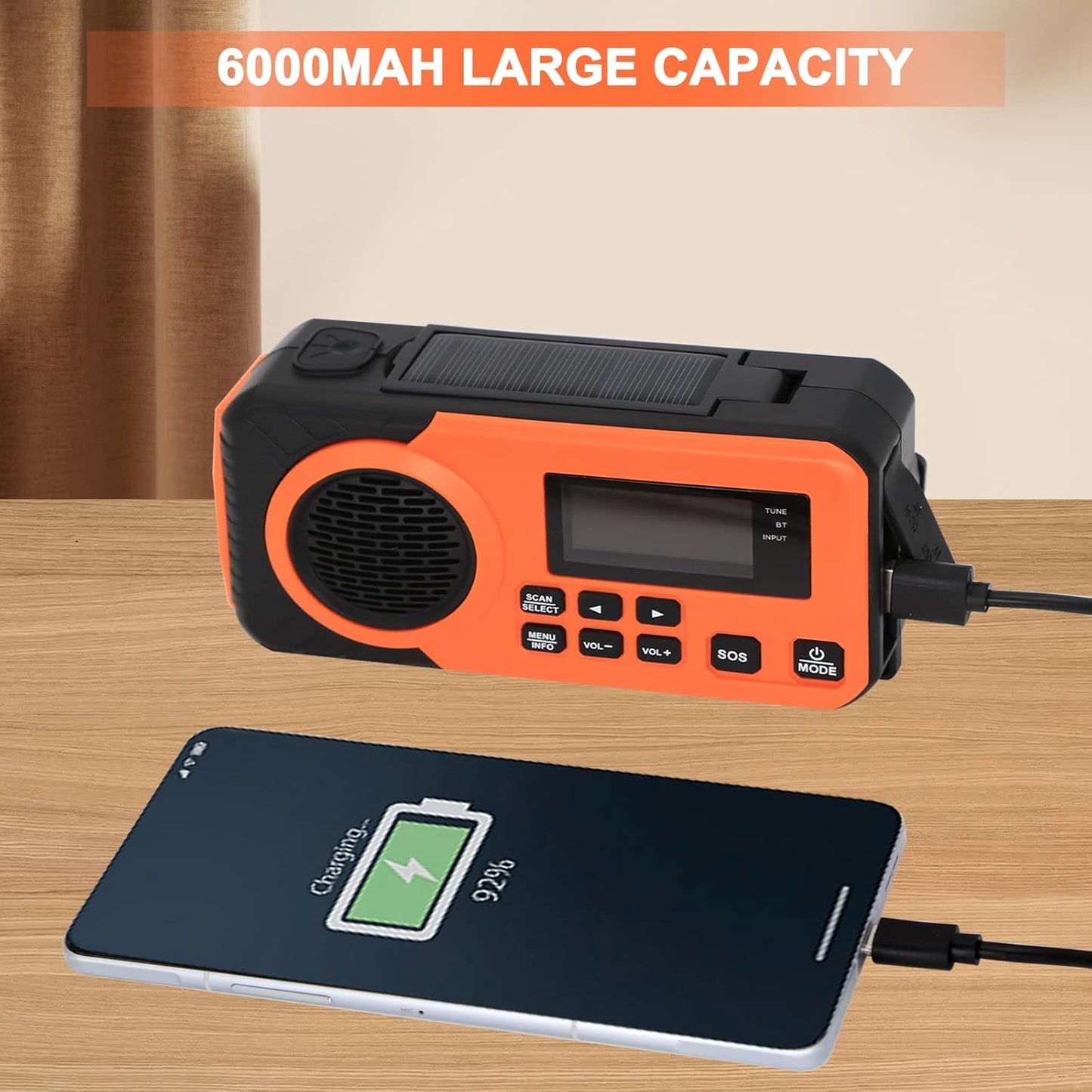 CrisisCore™ DAB+ Emergency Radio – All-in-One Power &amp; Information Hub