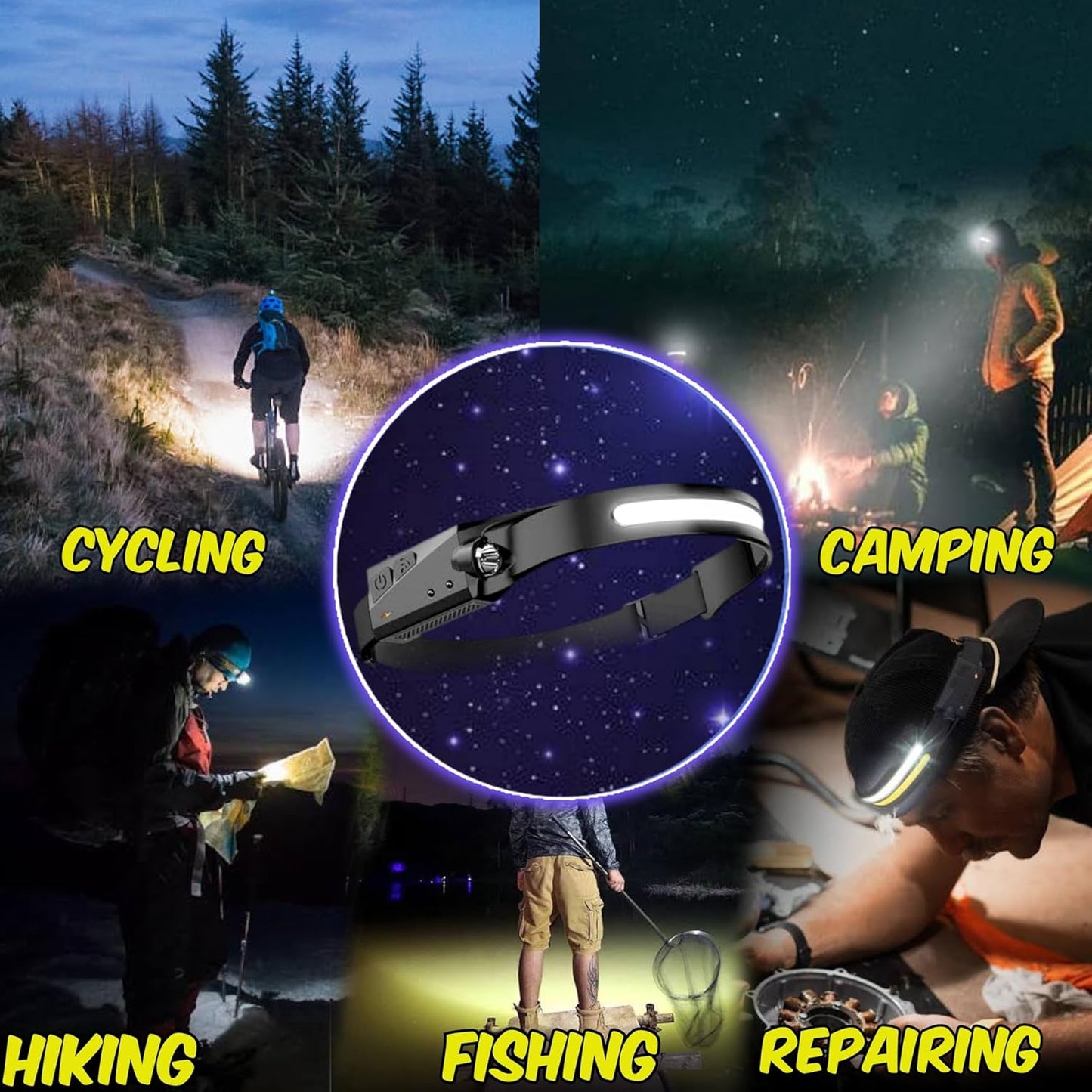 Kratos Sensor-Induction Headlamp – Optimal Lighting for Work and Adventure