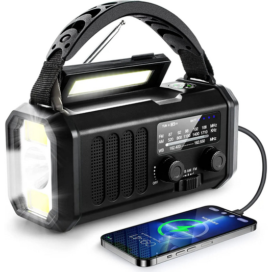 Noodradio Ultra met langdurige powerbank (10.000 mAH)