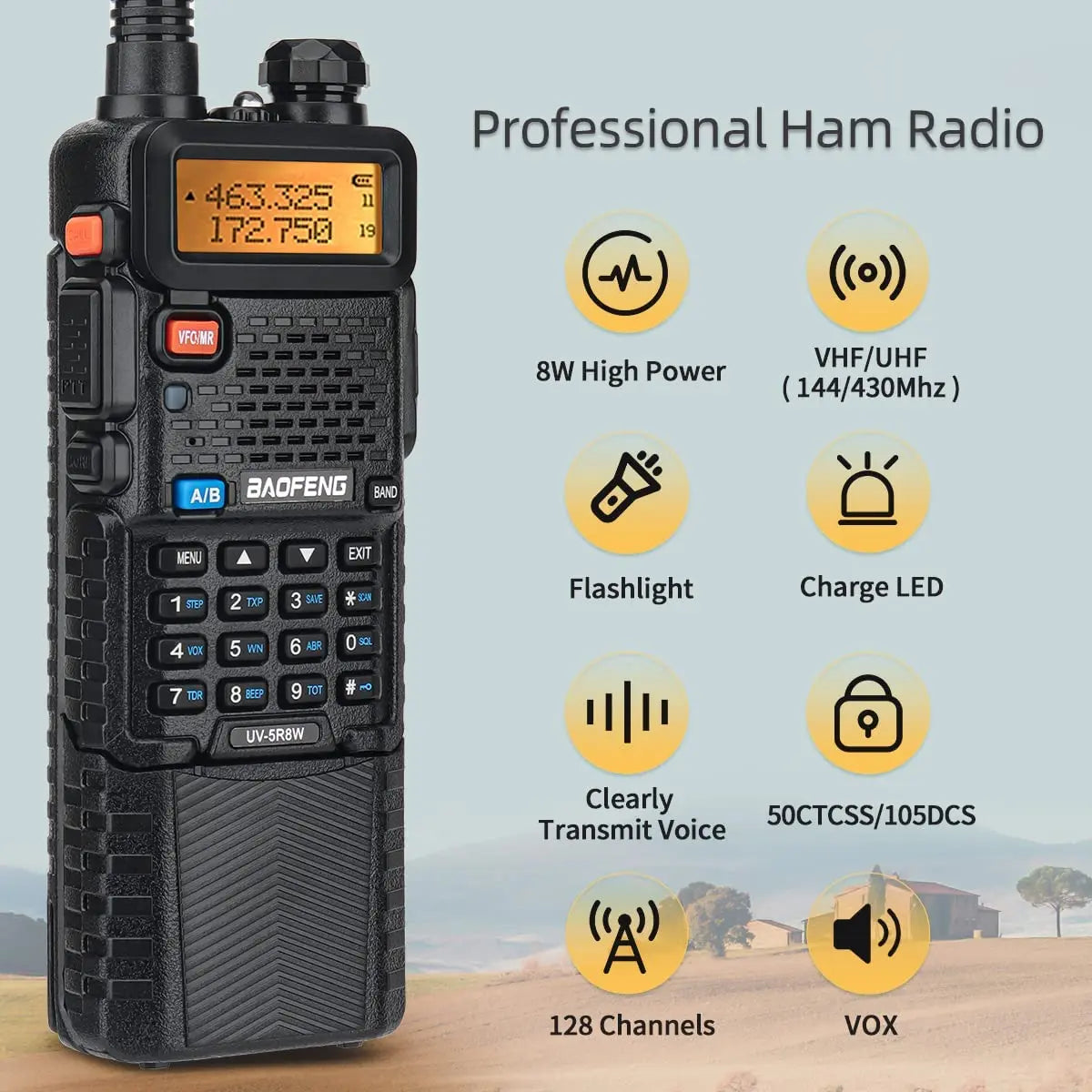 Baofeng UV-5R Dual-Band Radio – Reliable Communication for Outdoor & Emergency Use