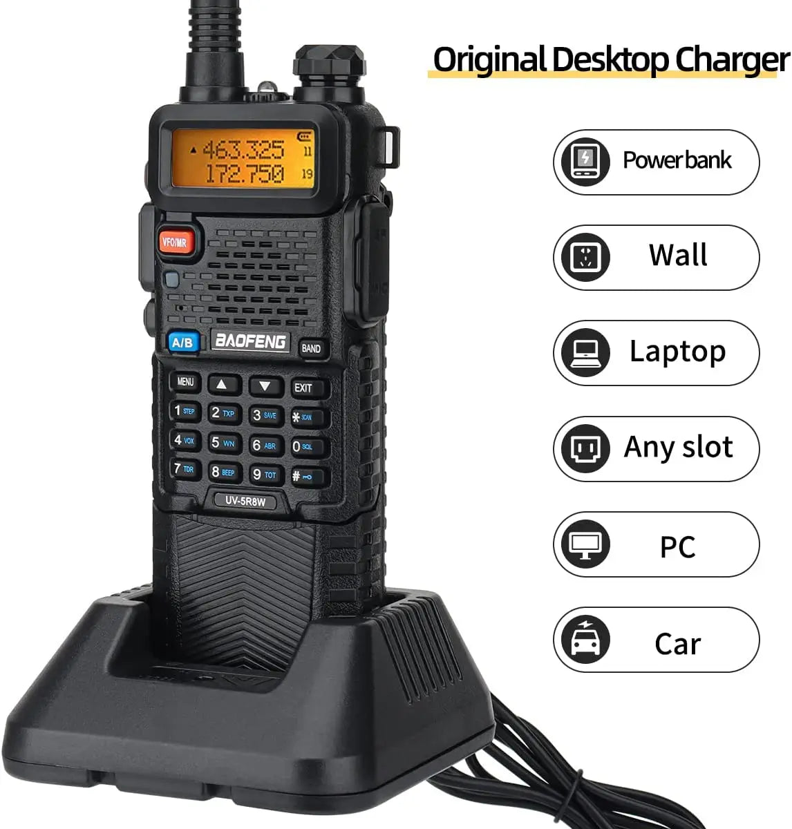 Baofeng UV-5R Dual-Band Radio – Reliable Communication for Outdoor & Emergency Use