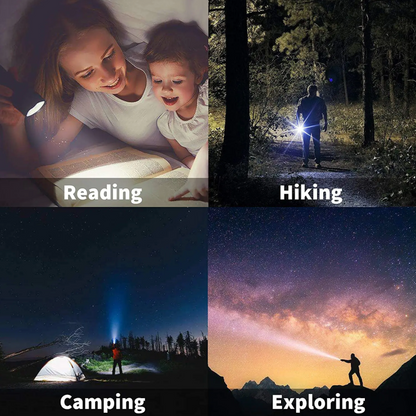 Luxyana® Tactical LED Flashlight – 1000 Lumens of Rugged Power for Emergencies & Outdoor Use