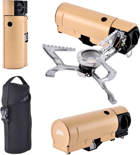 SurvivalPro™ Folding Camping Stove – 2,600 W Power, Compact & Cold-Weather Ready