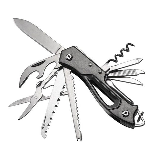 14-in-1 Outdoor Swiss-Style Multi-Tool Knife – Compact, Durable &amp; Adventure-Ready